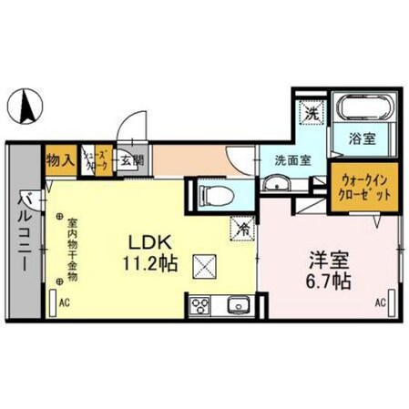 フェリーチェＴＡＫＡＳＡＫＩの物件間取画像